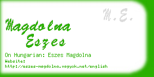 magdolna eszes business card